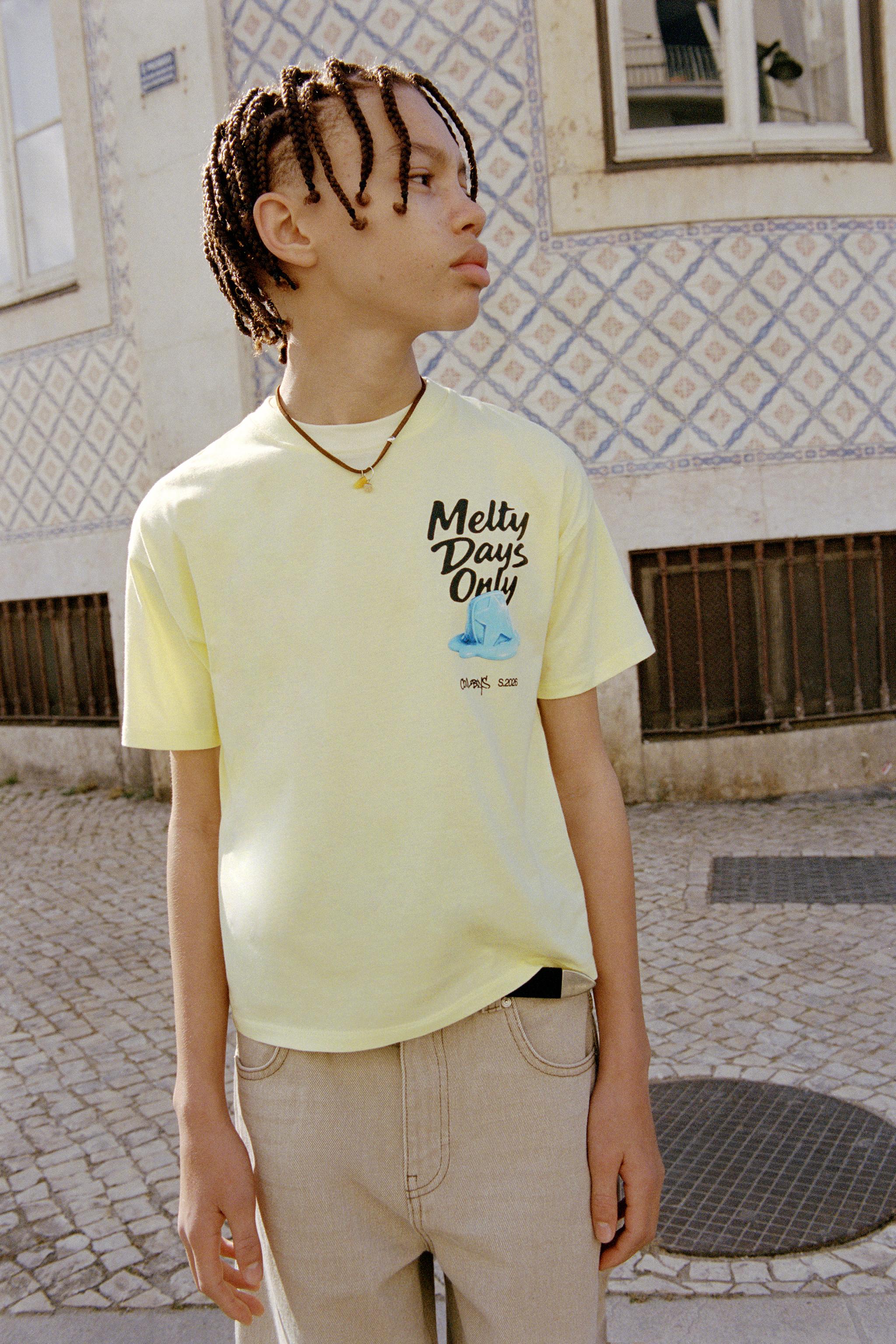 T-SHIRT À IMPRIMÉ GLACE